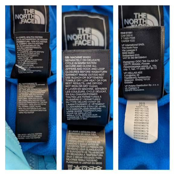 THE NORTH FACE Women's Triclimate 2 in 1 Blue Jacket size Medium NL29797 - Picture 8 of 12